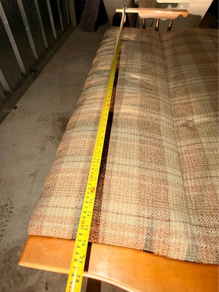 Vintage Wooden Frame Futon - $40 OBO - photo 3
