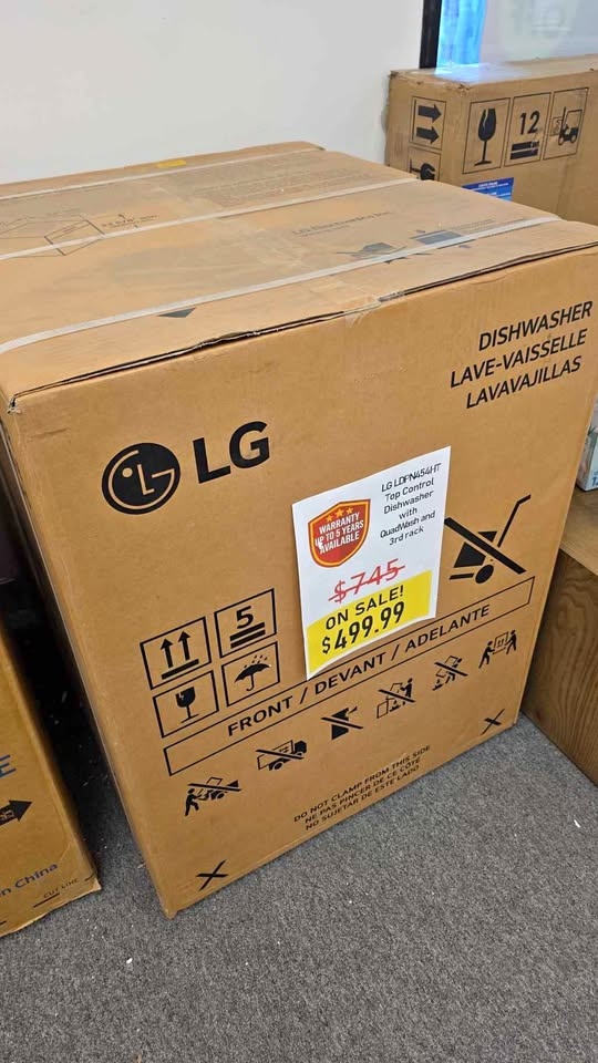 ⚡️Save Big!⚡️LG Dishwasher, 24 inch, 3rd Rack - Brand New!