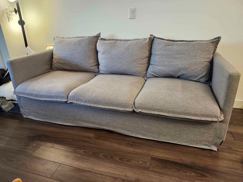 Grey 3 seater sofa