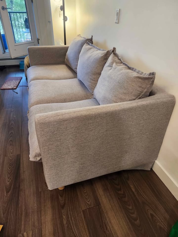 Grey 3 seater sofa - photo 4