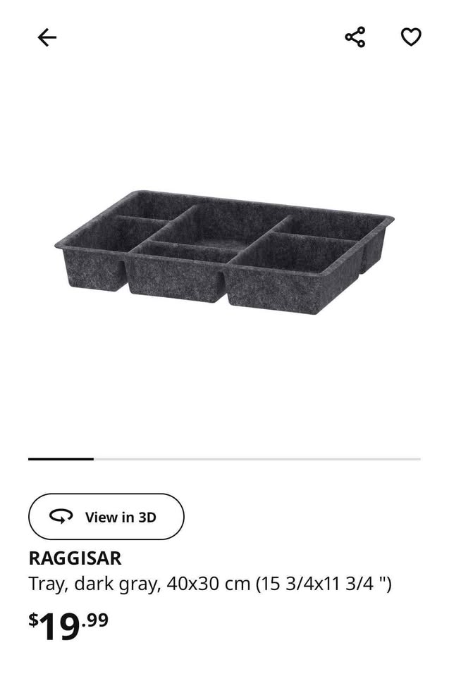 Ikea Drawer insert/ organizer - photo 4