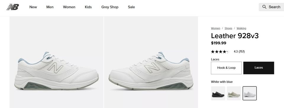 New Women 9.5 (W) New Balance 928v3 - photo 4