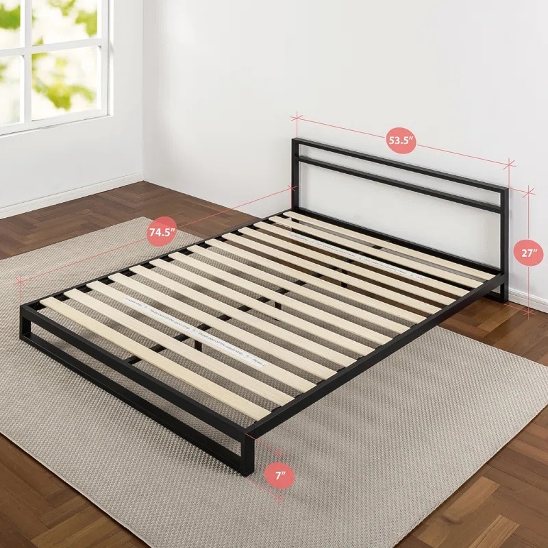 Brand new Full bed frame (disassembled and easy to move) - photo 2