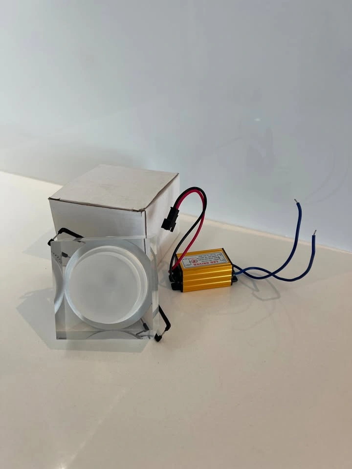 3W Acrylic LED Square Ceiling Lights, Warm White - photo 2
