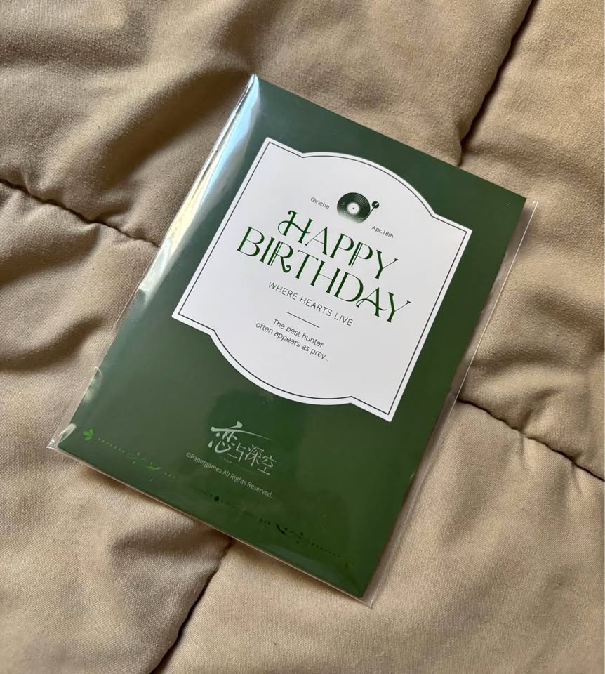 Love and Deepspace Sylus 2025 Birthday Memory Snapshot