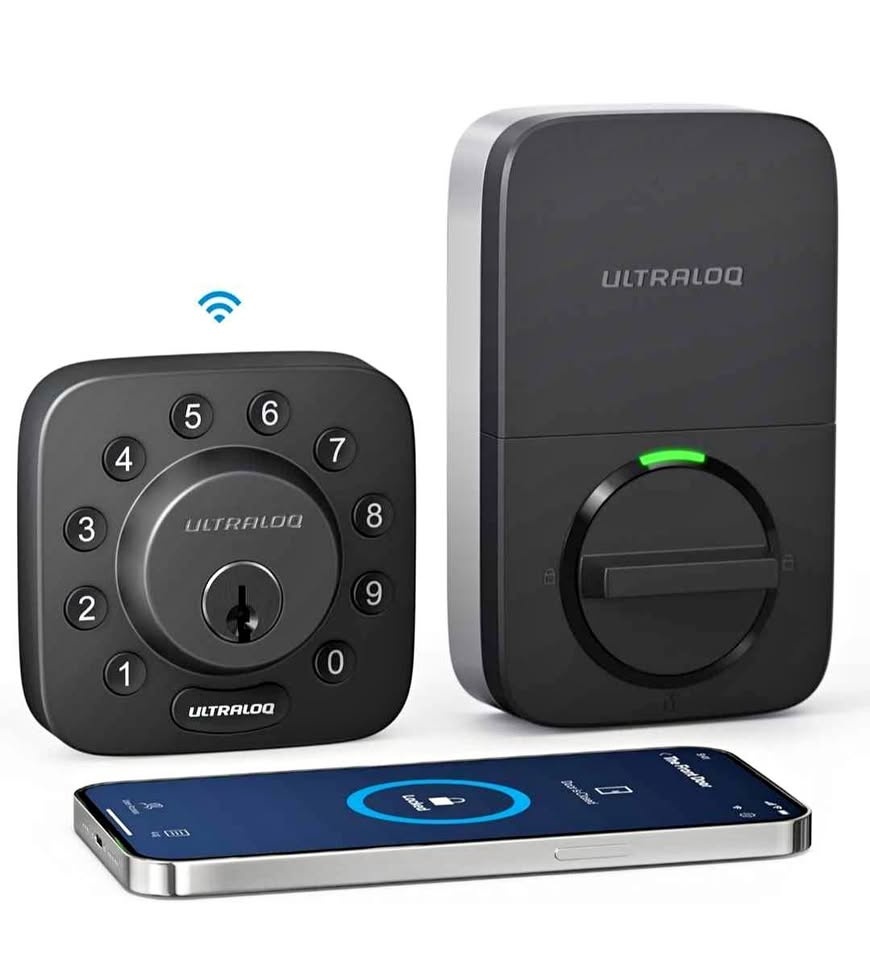 ULTRALOQ U-Bolt WiFi Smart Lock with Door Sensor