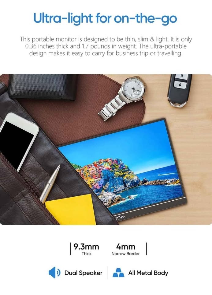 ARZOPA 16.1" 144Hz Portable Gaming Monitor - photo 5