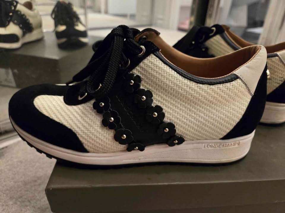 Authentic Longchamp Sneakers/trainers leather/canvas, size 37 - photo 3