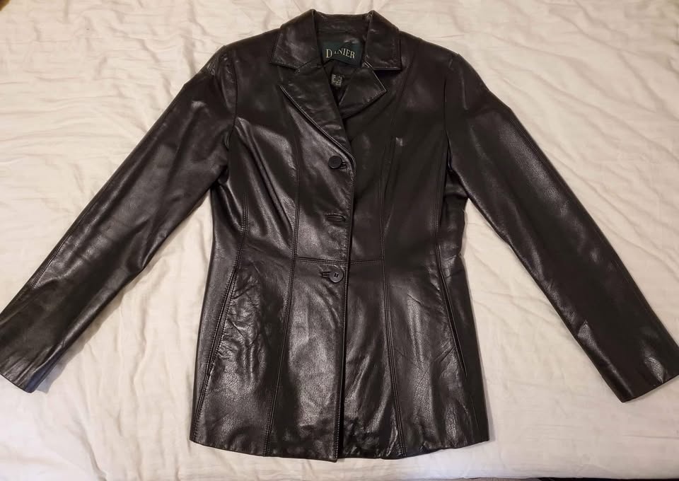 Daniel Leather Jacket Black - Size: Small (4-6)