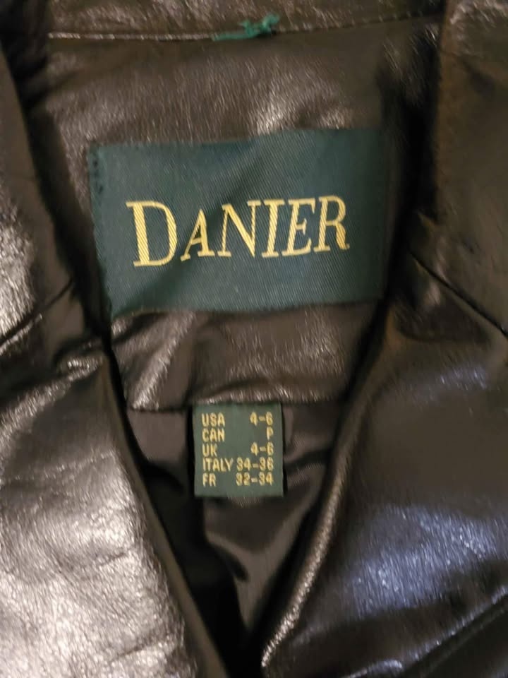 Daniel Leather Jacket Black - Size: Small (4-6) - photo 2