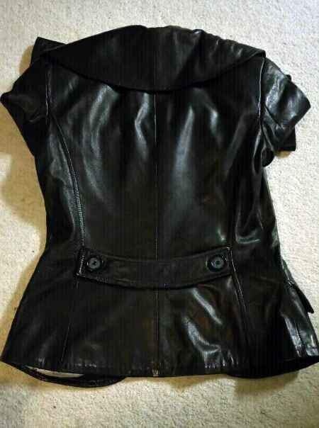 Daniel Leather Jacket Black - Size: Small (4-6) - photo 3