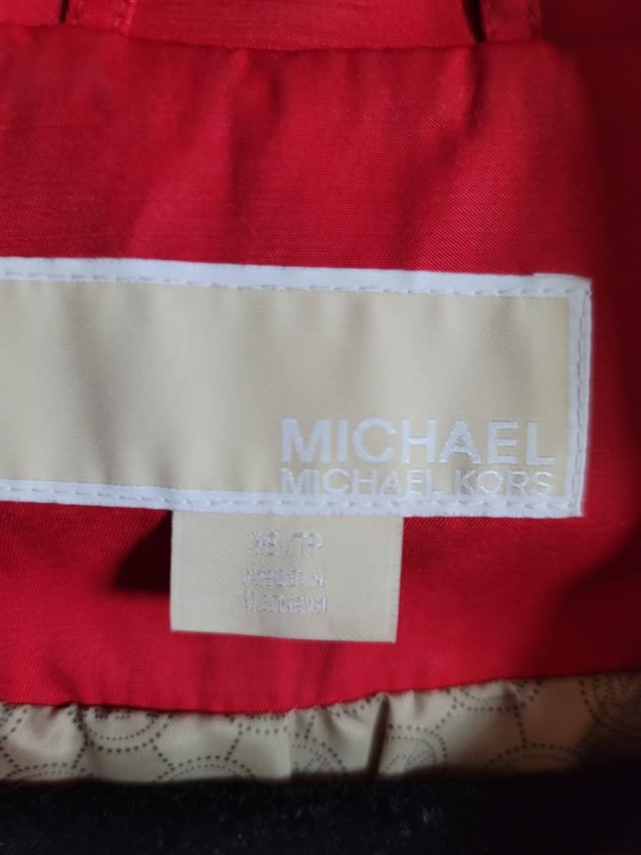 Authentic Michael Kors red windbreaker jacket - photo 3