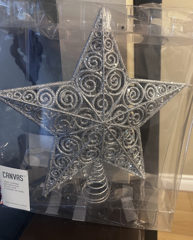 Canvas Christmas Tree Topper
