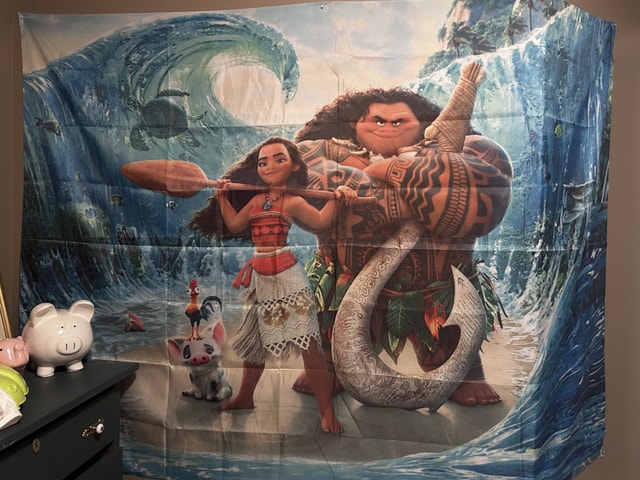 Moana Tapestry Backdrop 82x58”