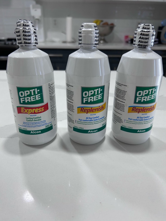 3 NEW Alcon Opti-Free Contact Solution 3/$10