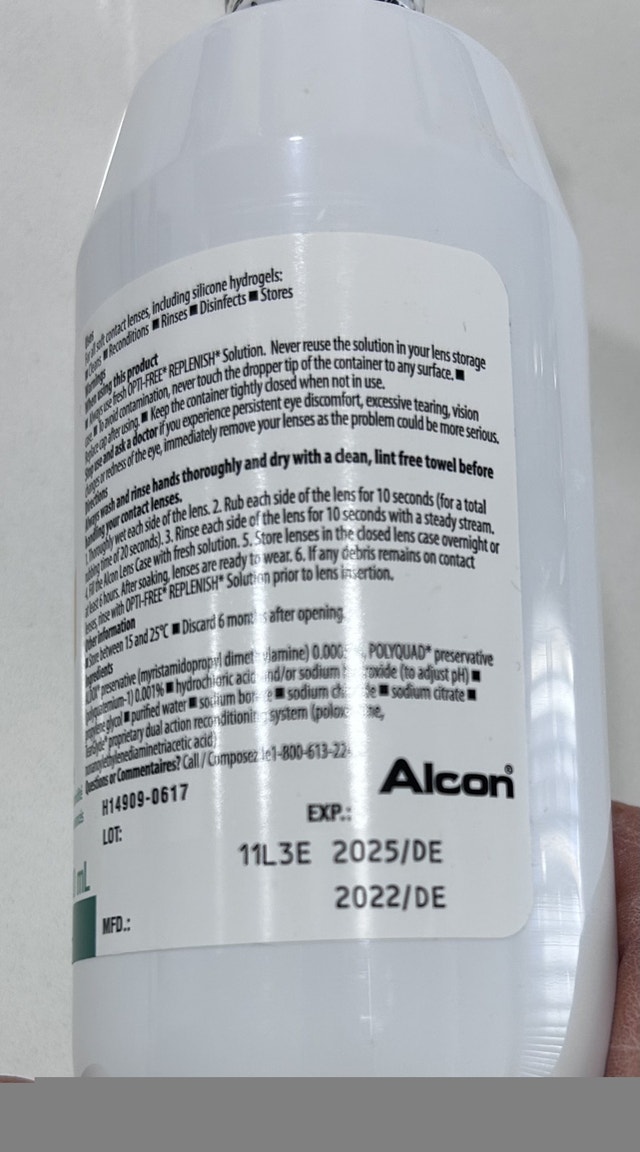 3 NEW Alcon Opti-Free Contact Solution 3/$10 - photo 3