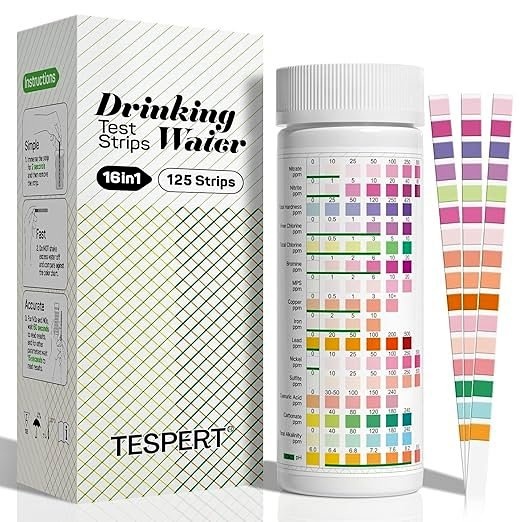 Water Testing Kits 125 Strips 16 in 1