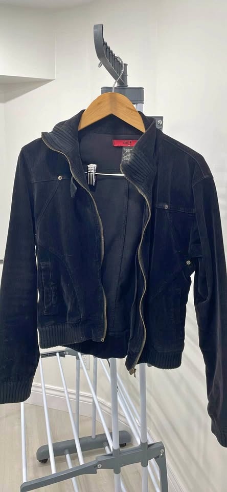 Size M Black OK! Corduroy Jacket (fits small)