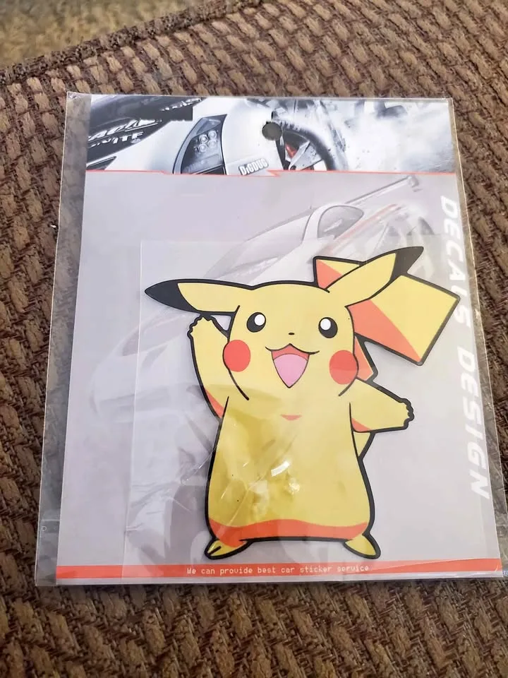 Pikachu sticker for car! thumbnail