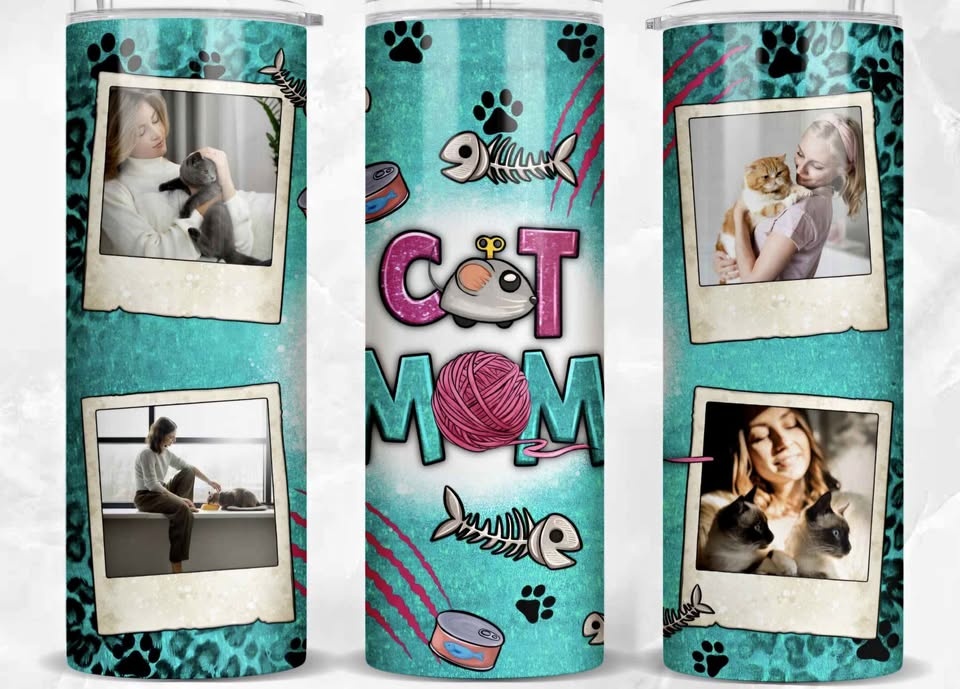 Custom Cat Mom Tumbler