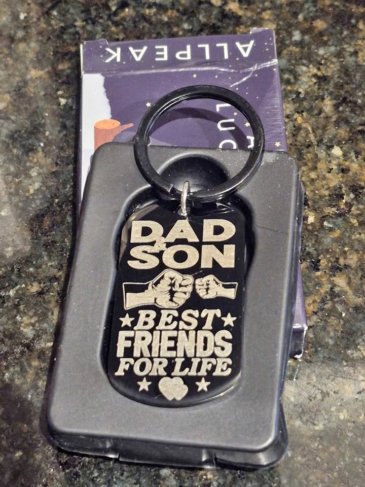 Dad / Son Keychain