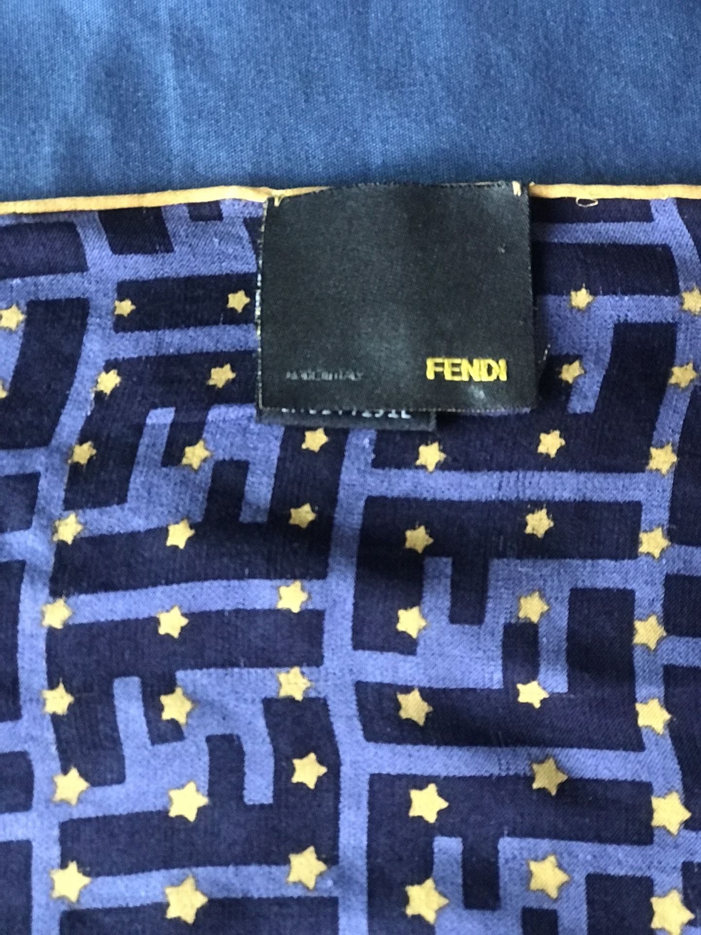 FENDI Italian Silk Scarf