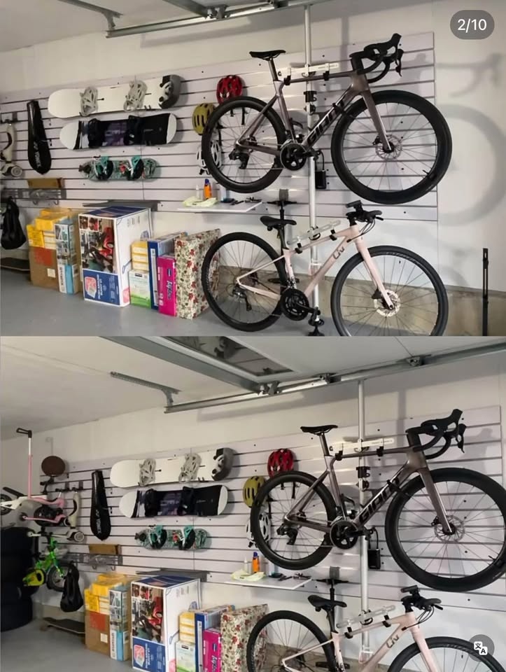Floor to Ceiling Bike Stand/storage/hanger Fits 2 Bikes - photo 4