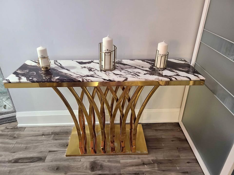 🇨🇦 Modern Console table - Marble top