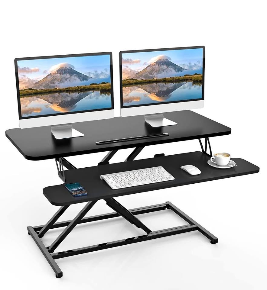 ERGOMAKER Standing Desk, 36" Wide Height Adjustable