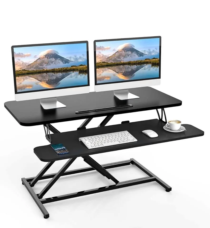 ERGOMAKER Standing Desk, 36" Wide Height Adjustable thumbnail
