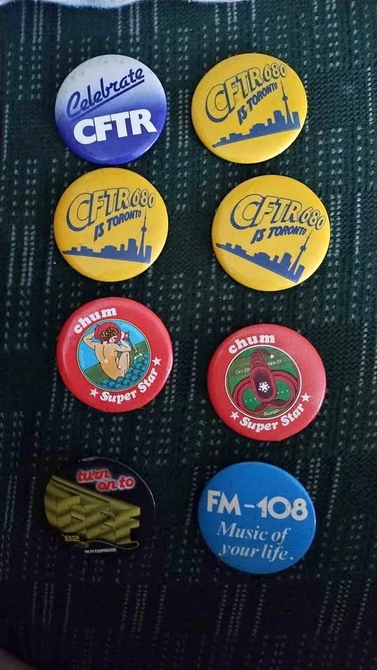 Radio Buttons from Toronto 1980s thumbnail