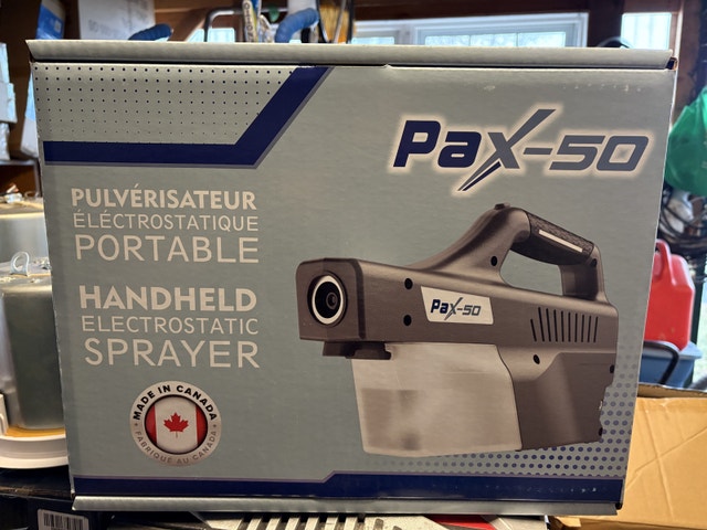 PAX-50 electrostatic antibacterial sprayer