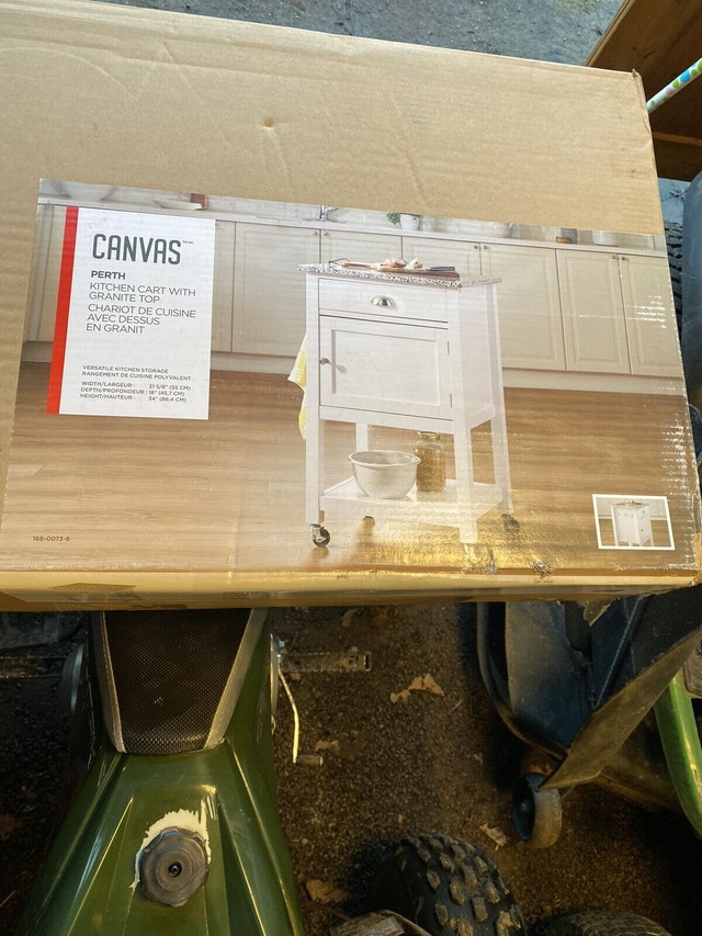 Canvas granite top