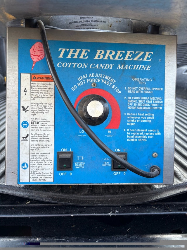 The breeze cotton candy machine - photo 2