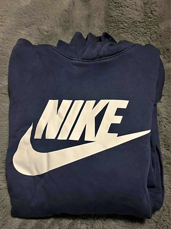 Nike Sportswear Club Fleece Navy Hoodie