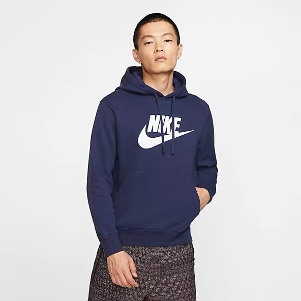 Nike Sportswear Club Fleece Navy Hoodie - photo 2