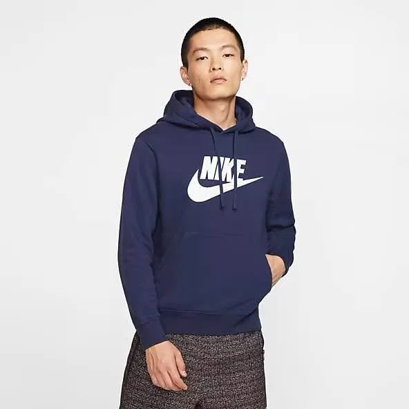 Nike Sportswear Club Fleece Navy Hoodie image indicator(2)