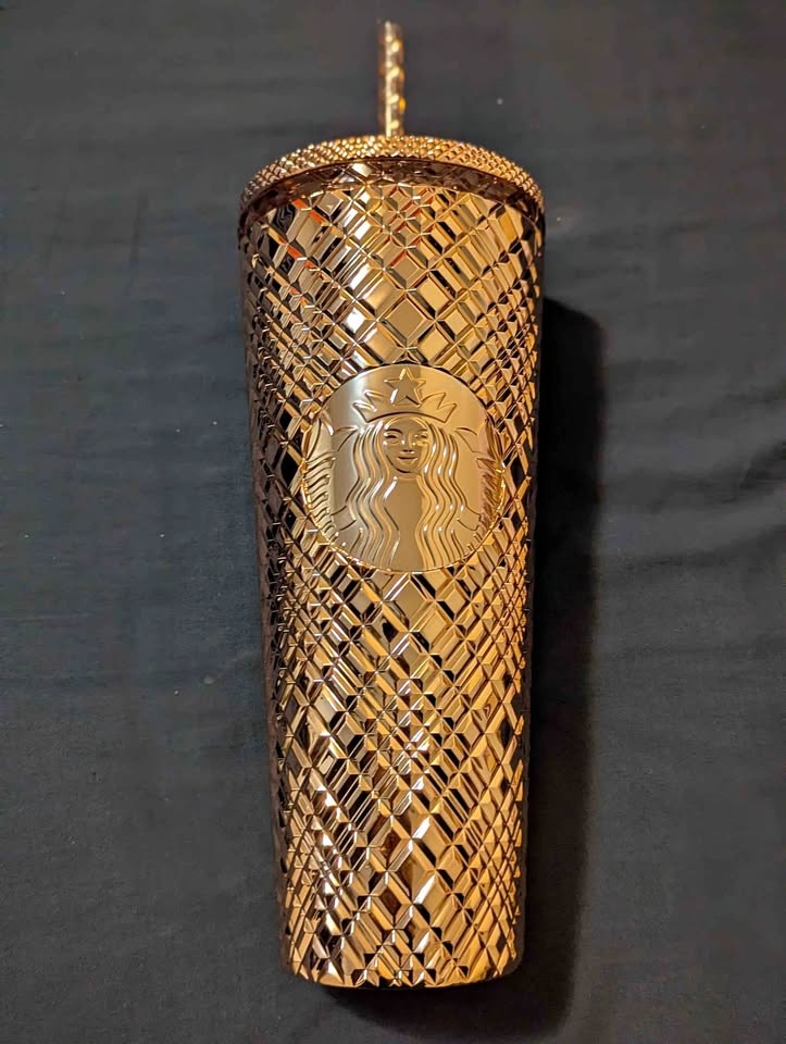 Rose Gold Starbucks Tumbler 24 oz