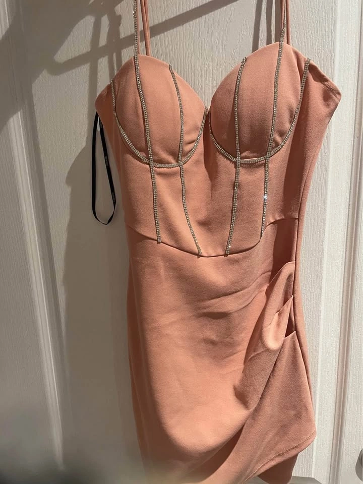Pink diamond mini dress Valentines Day - photo 2