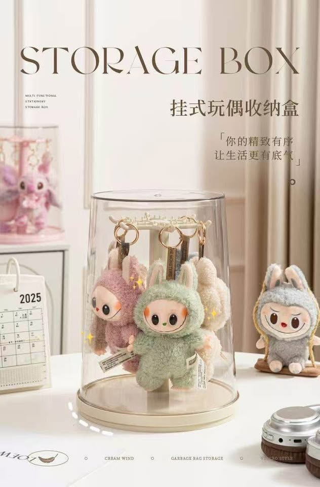 🧸 Labubu Fans Must-Have! 360° Rotating Organizer – Brand New - photo 4