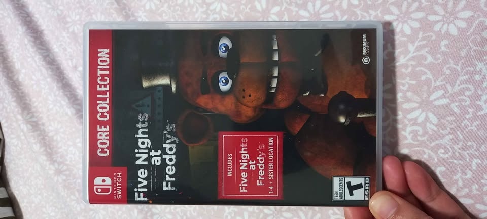 FNAF -Five Nights At Freddy's- nintendo switch game card - Open
