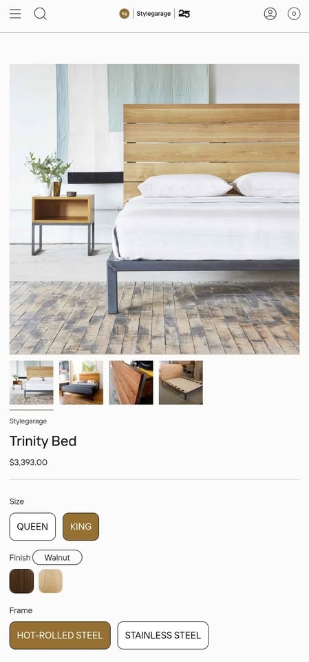 STYLEGARAGE Trinity King Platform Bed - photo 3