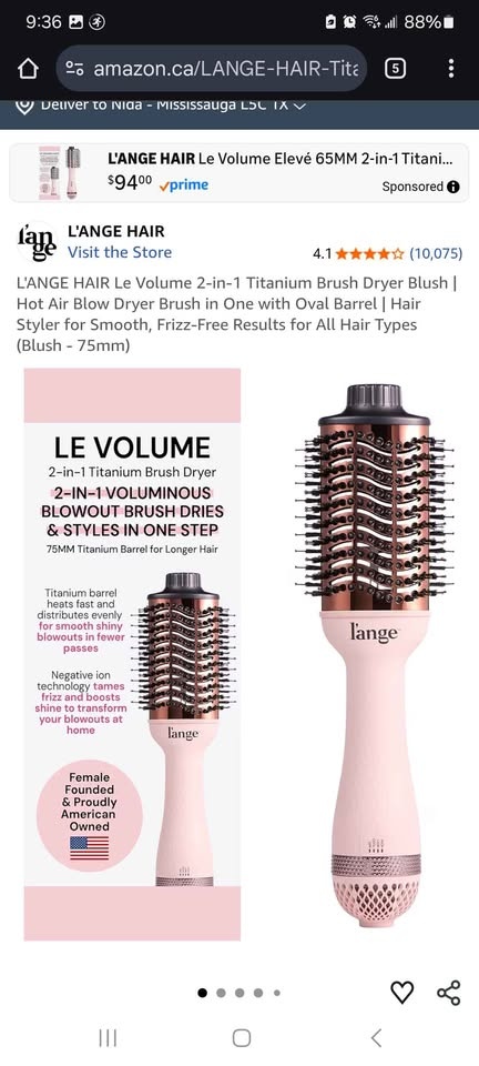 Lange 2 in 1 titanium brush dryer - photo 5