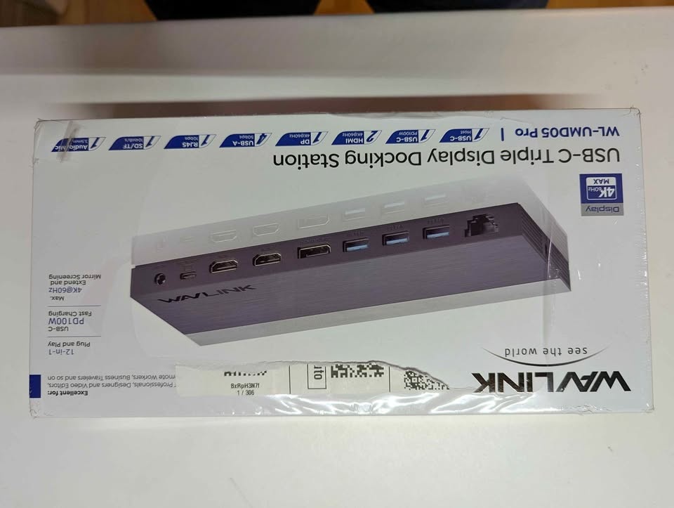 Wavlink Multi Monitor UsbC Docking Station - New
