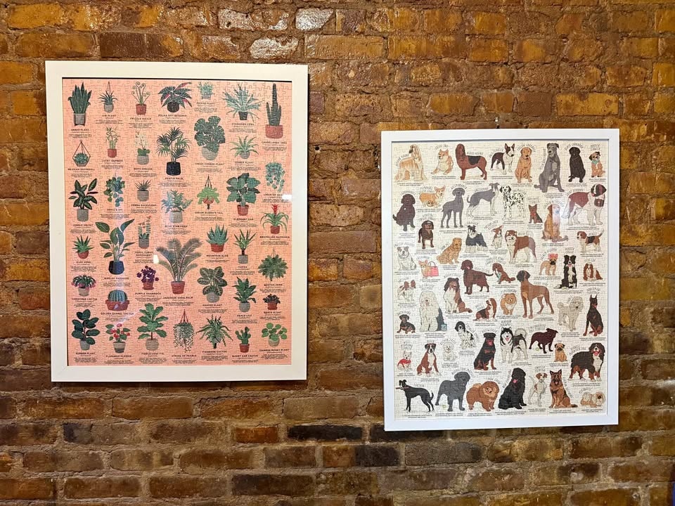 Framed Dog & Plant Puzzles