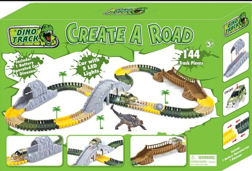 FLEXIBLE RACE TRACK FOR KIDS 3 YEARS AND OLDER. TWO BOXES OF TOY - photo 2