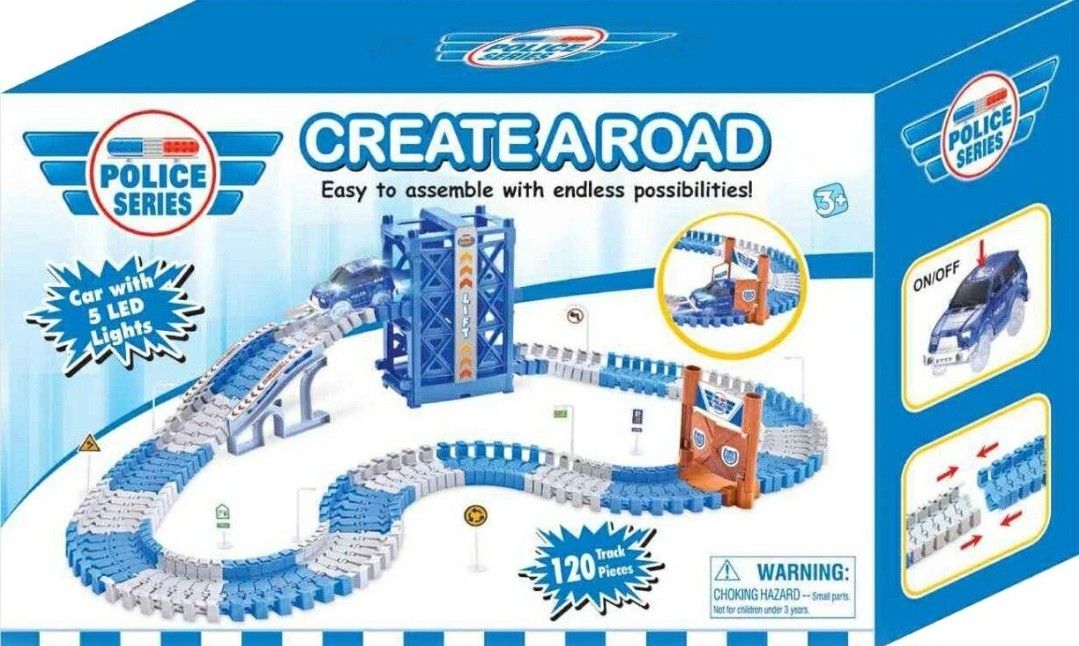 FLEXIBLE RACE TRACK FOR KIDS 3 YEARS AND OLDER. TWO BOXES OF TOY - photo 5