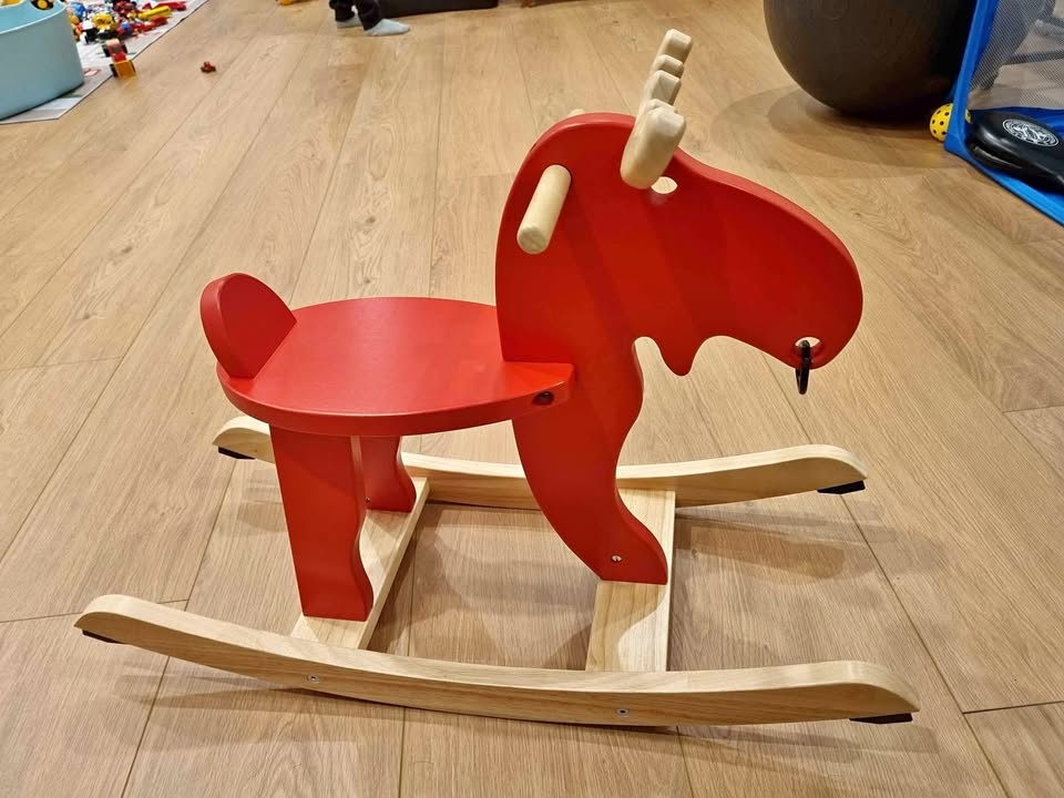 Ikea rocking moose