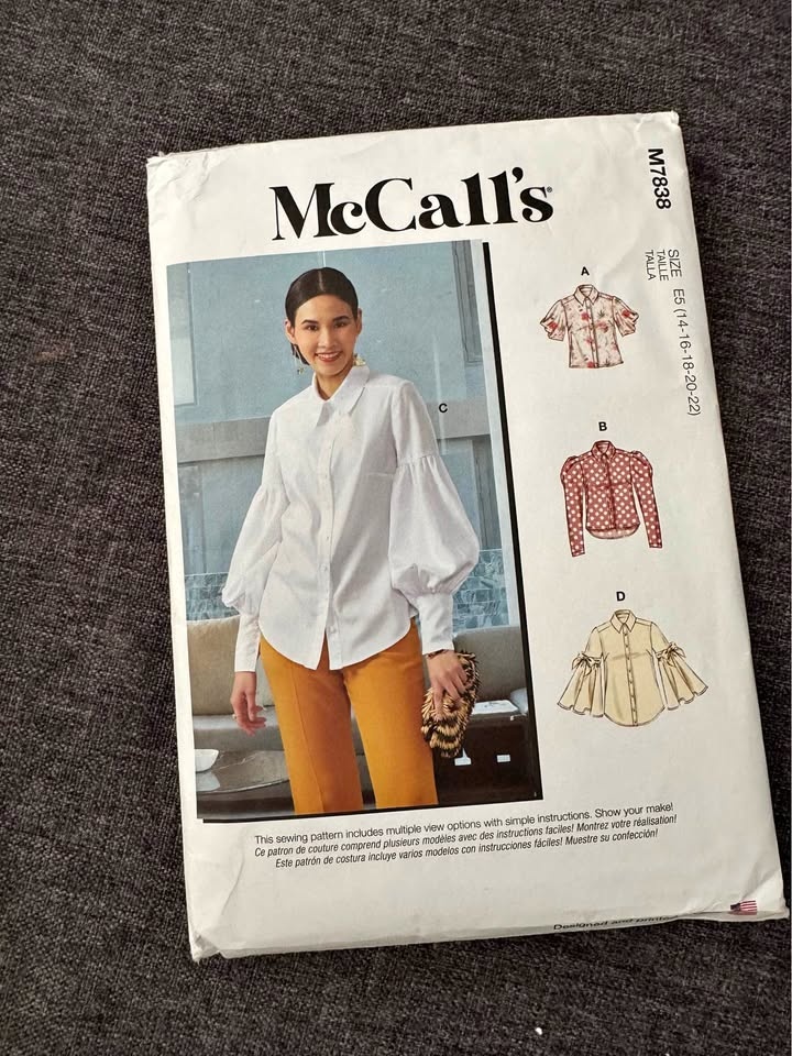 McCall's Sewing Patterns, Sizes 14-22