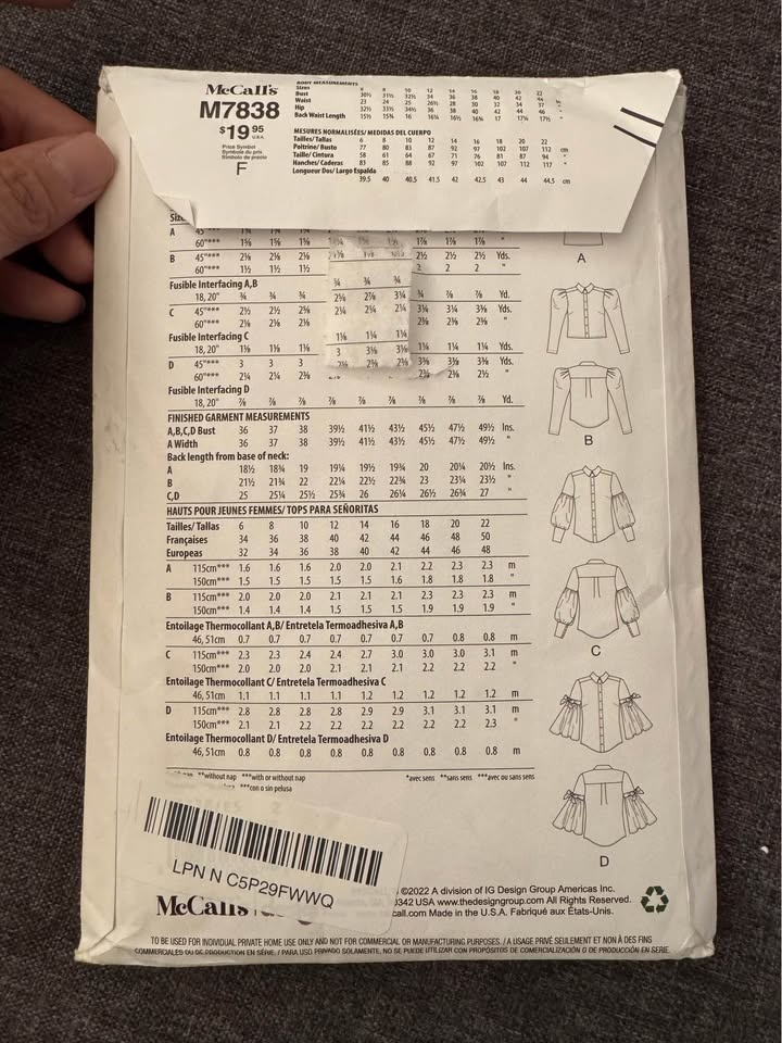 McCall's Sewing Patterns, Sizes 14-22 - photo 2